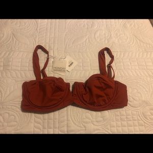 Clovelly top Monday Swimwear medium terracotta